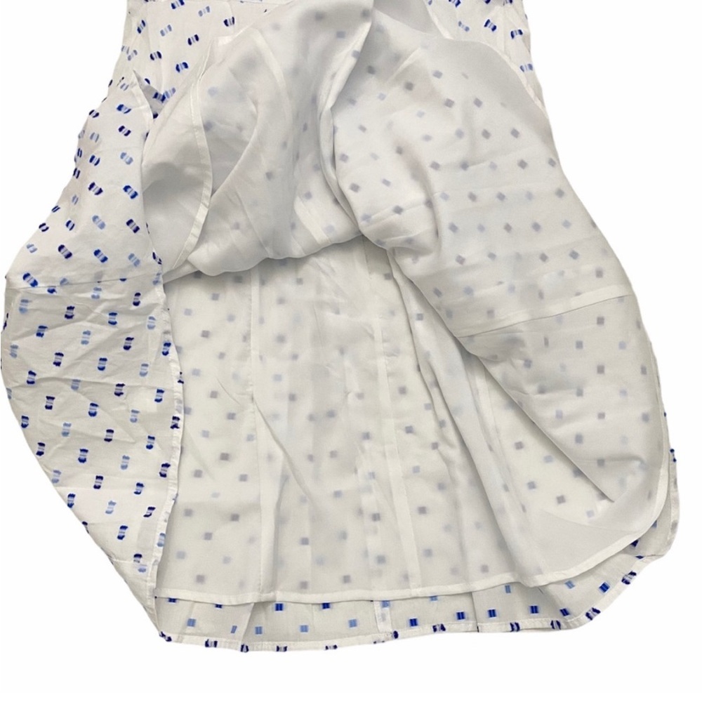 CeCe dobby pintuck fit & flare dress size 10 - Picture 6 of 7